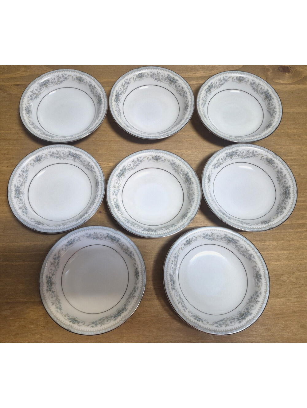 Set of 8 Vintage Noritake Fine China COLBURN #6107 - 5 1/2" Fruit / Dessert Bowl